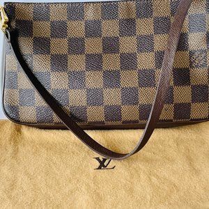 Louis Vuitton Damier Pouchette Bag Purse
